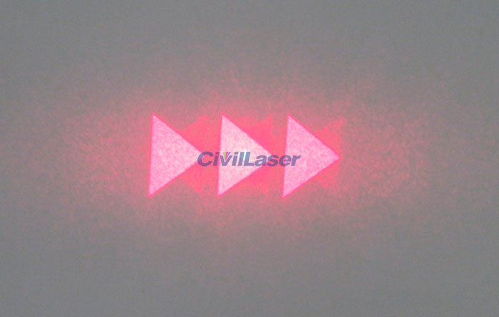 14.8° Laser Diode Module Three Arrows Red/Green/Blue Special Laser