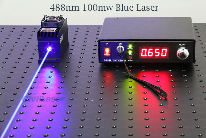 488nm 100mW Laser