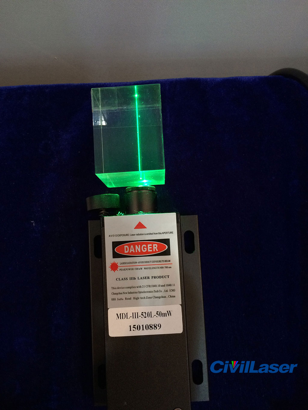 520nm 50mW dpss Laser