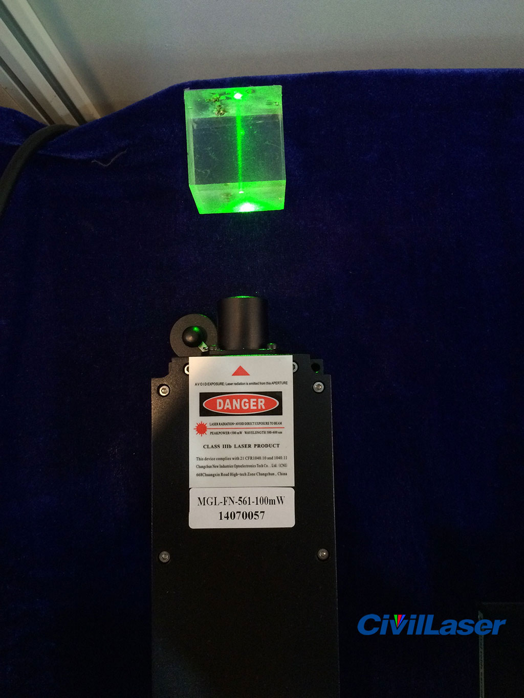 561nm 100mW Laser