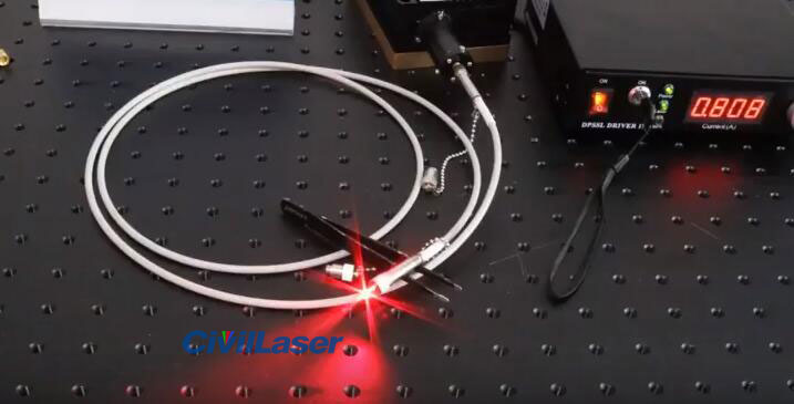 638nm 2000mW Fiber Coupled Laser Video Laser Beam – Laser technology ...